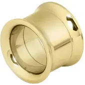 Wildcat Internally Threaded Thin Edge - tunneli - Kultainen metalli, 18,0 mm