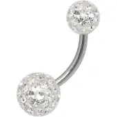 Wildcat Sealed Multi Jewelled Bananabell - 6,0 mm, Bela, 6,0 mm/8,0 mm