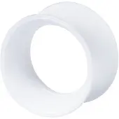 Wildcat Kaos Softwear Skin - silikoniset tunnelit - 19,0 mm, Valkoinen