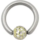 Wildcat Sealed Multi Jewelled Clip in Ring - Narcisa, 5,0 mm, 12,0 mm