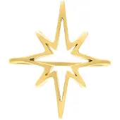 Wildcat Polar Star Ring - sormus - Kultainen metalli, 19,0 mm