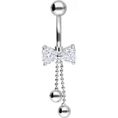 Wildcat Jewelled Bow Tie Bananabell - lävistyskoru