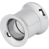 Wildcat Internally Threaded Thin Edge - tunneli - Hopeinen metalli, 10,0 mm