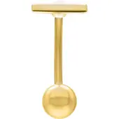 Wildcat Bar Micro Bananabell - lävistyskoru - 1,6 mm, 10,0 mm, Kultainen metalli