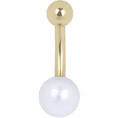 Wildcat Synthetic Pearl Bananabell - 10,0 mm, 4,0 mm/6,0 mm