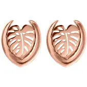 Wildcat Ear Saddles Monstera<!--63eb14c319656--> - Ruusukultainen metalli, 30,0 mm