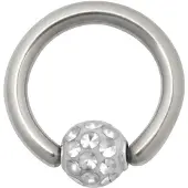 Wildcat Sealed Multi Jewelled Clip in Ring - Bela, 3,0 mm, 6,0 mm