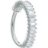 Wildcat Euphoria Clicker - rengaskoru - Hopeinen metalli, 12,0 mm