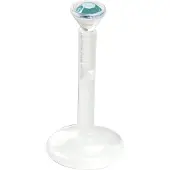 Wildcat Jewelled Push-Fit Translucent Labret - lävistyskoru - 1,2 mm, 10,0 mm, Zirkonin sininen
