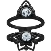 Wildcat Sun Tides - Sormus - Musta metalli, 20,0 mm