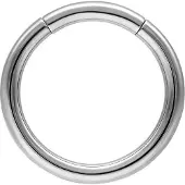 Wildcat Basic Segmentring - lävistysrengas - 5,0 mm, Hopeinen metalli, 19,0 mm