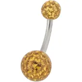 Wildcat Sealed Multi Jewelled Bananabell - 14,0 mm, Gelb, 5,0 mm/8,0 mm