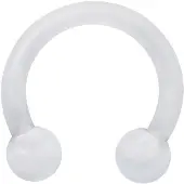 Wildcat Clear Circular Barbell - 1,6 mm, 4,0 mm, 10,0 mm