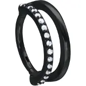 Wildcat Double Row Clicker<!--63e247a7300a0--> - Musta metalli, 10,0 mm