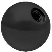 Wildcat Basic Threaded Ball - sisäkierteinen pallo - 3,0 mm, 1,2 mm, Musta metalli