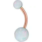 Wildcat Double Synthetic Opal Bananabell - 10,0 mm, Bela