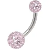 Wildcat Sealed Multi Jewelled Bananabell - 6,0 mm, Hellamethyst, 4,0 mm/6,0 mm