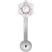 Wildcat Flower Micro Bananabell<!--641fd99ff1e95--> - 1,2 mm, 8,0 mm, Hopeinen metalli