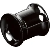 Wildcat Internally Threaded Thin Edge - tunneli - Musta metalli, 8,0 mm