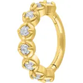 Wildcat Glamorous Hinged Ring<!--64107ad93e944--> - Kultainen metalli