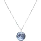 Wildcat Moon Necklace - kaulakoru pyöreällä riipuksella - Hopeinen metalli