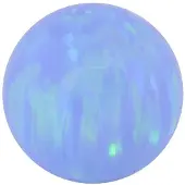 Wildcat Synthetik Opal Ball - lävistyspallo - 1,2 mm, 3,0 mm, Vaaleansininen
