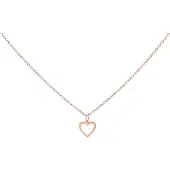 Wildcat Little Heart Necklace - kaulakoru - Ruusukultainen metalli