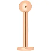 Wildcat Micro Labret - lävistyskoru - 1,2 mm, 8,0 mm, 3,0 mm, Ruusukultainen metalli