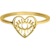 Wildcat Eye - sormus - Kultainen metalli, 17,0 mm