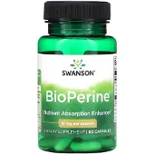 Swanson Health , BioPerine, 10 mg, 60 kapselia