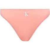 Calvin Klein High Leg Bikini - Coral - XS