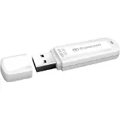 Transcend JetFlash 730 USB 3.1 Gen 1 64 Gt -muistitikku, valkoinen