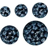 Wildcat Sealed Multi Jewelled Ball - pallo kristallikivillä - 1,2 mm, Montana, 2,5 mm