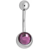 Wildcat Jewelled Bananabell - napakoru - 1,6 mm, 8,0 mm, Ametisti