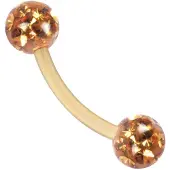 Wildcat Sealed Multi Jewelled Bananabell - 1,6 mm, 8,0 mm, Gelb, 4,0 mm