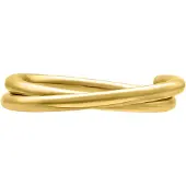 Wildcat Crossed Clicker - lävistysrengas - 1,2 mm, Kultainen metalli, 12,0 mm