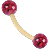 Wildcat Sealed Multi Jewelled Bananabell - 1,2 mm, 8,0 mm, Rdeča, 3,0 mm