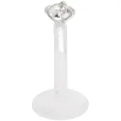 Wildcat Jewelled Micro Labret<!--64228ccf17690--> - 1,2 mm, 10,0 mm