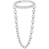 Wildcat Crystal Chain Clicker - Lävistysrengas - 10,0 mm