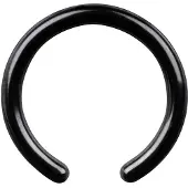 Wildcat Clip In Ring Without Ball - 2,4 mm, 16,0 mm, Schwarz