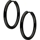 Wildcat Little Hoops - Črna, 20,0 mm