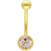 Wildcat Multicut Jewelled Navel Bananabell<!--63db4c0d053dd--> - 1,6 mm, 12,0 mm, Samppanja, Kultainen metalli