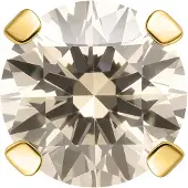 Wildcat Prong Set Attachment for Push Fit Labret - Koristeosa - Kultainen metalli, Fancy Champagne, 3,0 mm, 4er Krappe