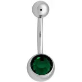 Wildcat Jewelled Bananabell - napakoru - 1,6 mm, 8,0 mm, Smaragdin vihreä