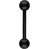 Wildcat Basic Micro Barbell - lävistyskoru - 1,2 mm, 5,0 mm, 3,0 mm, Musta metalli