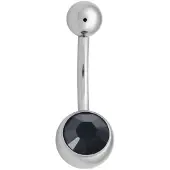 Wildcat Jewelled Bananabell - napakoru - 1,6 mm, 12,0 mm, Musta