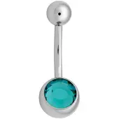 Wildcat Jewelled Bananabell - napakoru - 1,6 mm, 12,0 mm, Zirkonin sininen