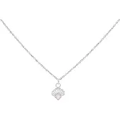 Wildcat Opal Fan Necklace - kaulakoru - Hopeinen metalli
