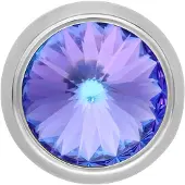 Wildcat Big Jewelled Side Threaded - Koristeosa - Vitrail Light, 8,0 mm, 1,6 mm, Hopeinen metalli