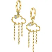 Wildcat Little Cloud 9 Hoops - Korvarenkaat (pari) - Kultainen metalli